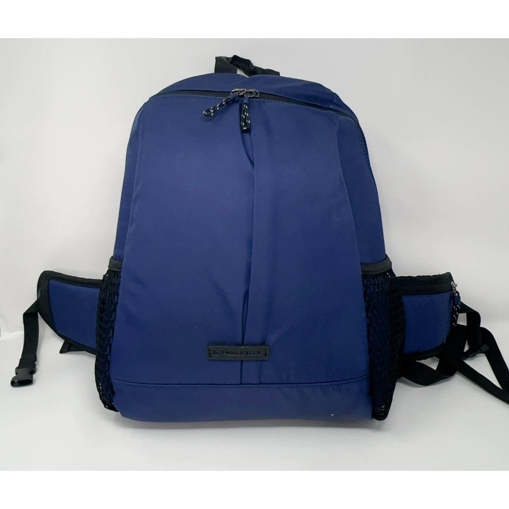 Fabletics The Radius Backpack  Blue Workout Gym Lightweight Travel Classic‎